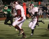 Sidney's Drew Fessenden following his blocker...