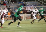 Chris Furner running after a reception