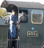 Relief engine crew pass the time.