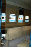 Interior of a Bangladeshi train, hard class
