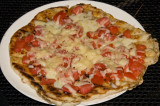 fresh tomato and cheese