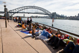 Pilgrims waiting for Pope