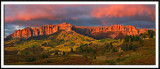 Cimarron Range Sunset Pano