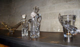 Daum crystal in the Musée de Beaux Arts