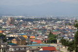 View off Iimori-yama towards Tsuruga-jō