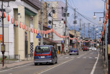 Paper-lantern lined Fureai-dōri, Kitakata