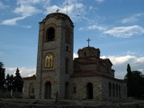 Out front of Sveti Pantalejmon before dusk