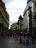 A grey day over Knez Mihailova