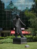 Statue of writer Branislav Nušić