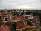 Vanalinn skyline from the top of St. Olaf's