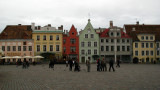 Overcast early evening on Raekoja Plats