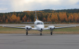 A daily run-up with nice fall colors in the background.
