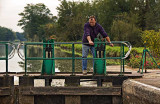 Lockmaster opening valve to fill lock