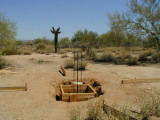 I have to admit, I reworked the footing several times (adjusting and tightening the re-bar, etc.).
View looking north.