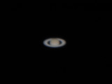 Saturn thru the C11 with a 9.7mm eyepiece.
F2.8 @ 1/2 second at ISO 100.