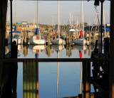 Looking Through What Once Was a Wall of a Boat House