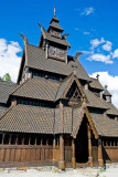Torpo stave church, near Ål (detail)