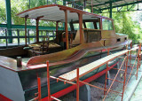 Hemingway's boat, El Pilar, under restoration