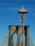 Streetlight at Brooklyn Bridge