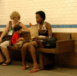 Waiting for the subway