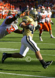 GT RB Tyler Evans returns a punt