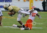 …but finally reels it in for a forth quarter interception