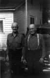 This shot was taken in Nowata Oklahoma around 1950, & shows Edward with his brother Norris. This picture was given to me by Lorene Coatney.