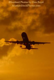 Air Jamaica Airbus A321 airline sunset aviation stock photo #3074P