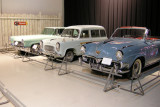 1952 Studebaker (right), 1957 Ford Squire Wagon (English) and 1956 Lincoln. ISO 200, 1/2.8 sec., f/2.7.