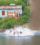 Big Splash At Bottom Of Hill