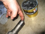 Grease splines on BOTH ends of shaft