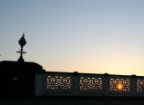 sunset in Carlisle, England