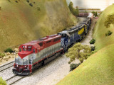 The train continues up the pass.