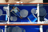 Ang on our Balcony - Dolphin Deck