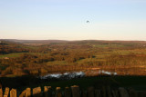 down hill and up dale