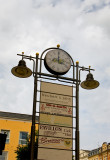Clock Between Lamps