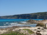 Rugged shore at Es Calo