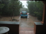 Think I'll stay inside 'till the rain stops