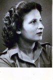 My father's twin sister, Aviva, in the 1940s.