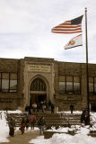 North Wales Elementary School, PA, in Winter.