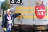 Buzzy likes the CP Engine Logo