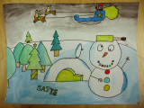 Merry Christmas, Katie, age:7