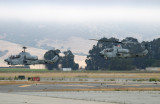 In the meanwhile, US Marine Cobra helicopters arrive.