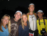 Team Jerker: me, Barefoot Ted, Leah, Scott & Glenn