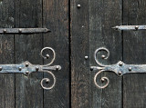 Une porte de la cathédrale
