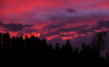 Sunset from Donner Pass- Flora Lake