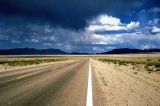 Road Disappearing into the Desert