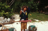 Woman selling beer at Chaweng, Ko Samui