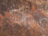 Aboriginal Cave Paintings @ Uluru (Ayers Rock)