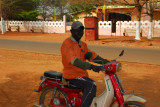 Motorbike taxi, Abomey, Benin